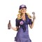 Womens Handy Mechanic Costume with Dress Blouse Hat Wrench Opener and Shot Glass